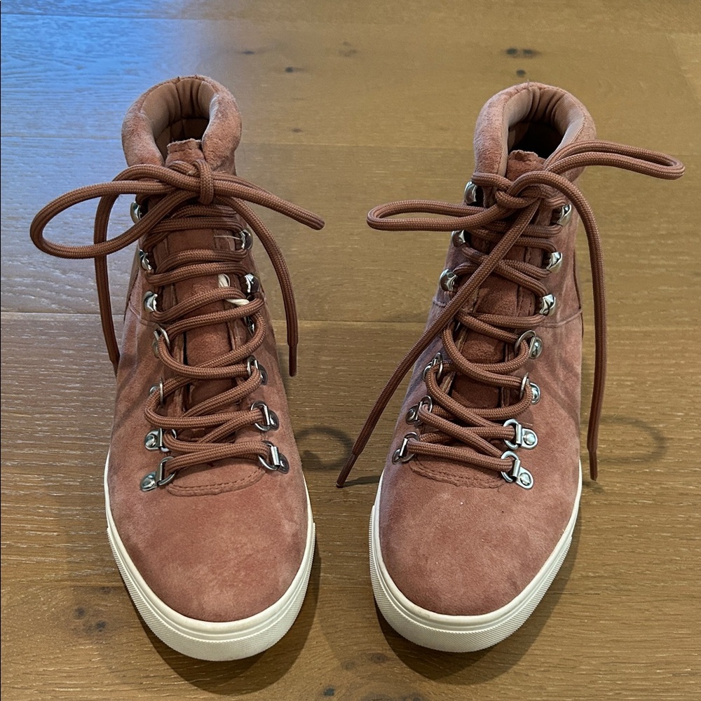 Steven By Steve Madden Blush High-Top Sneakers